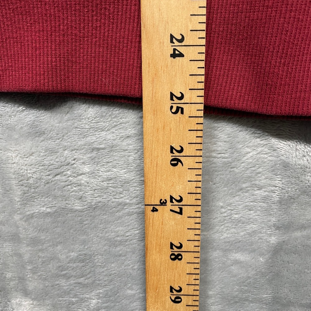 The North Face Hoodie Women Small Burgundy Half Dome Logo Pullover Sweatshirt - Picture 6 of 10